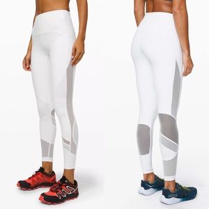 Lululemon Clear The Court Tight White Leggings *28" 8